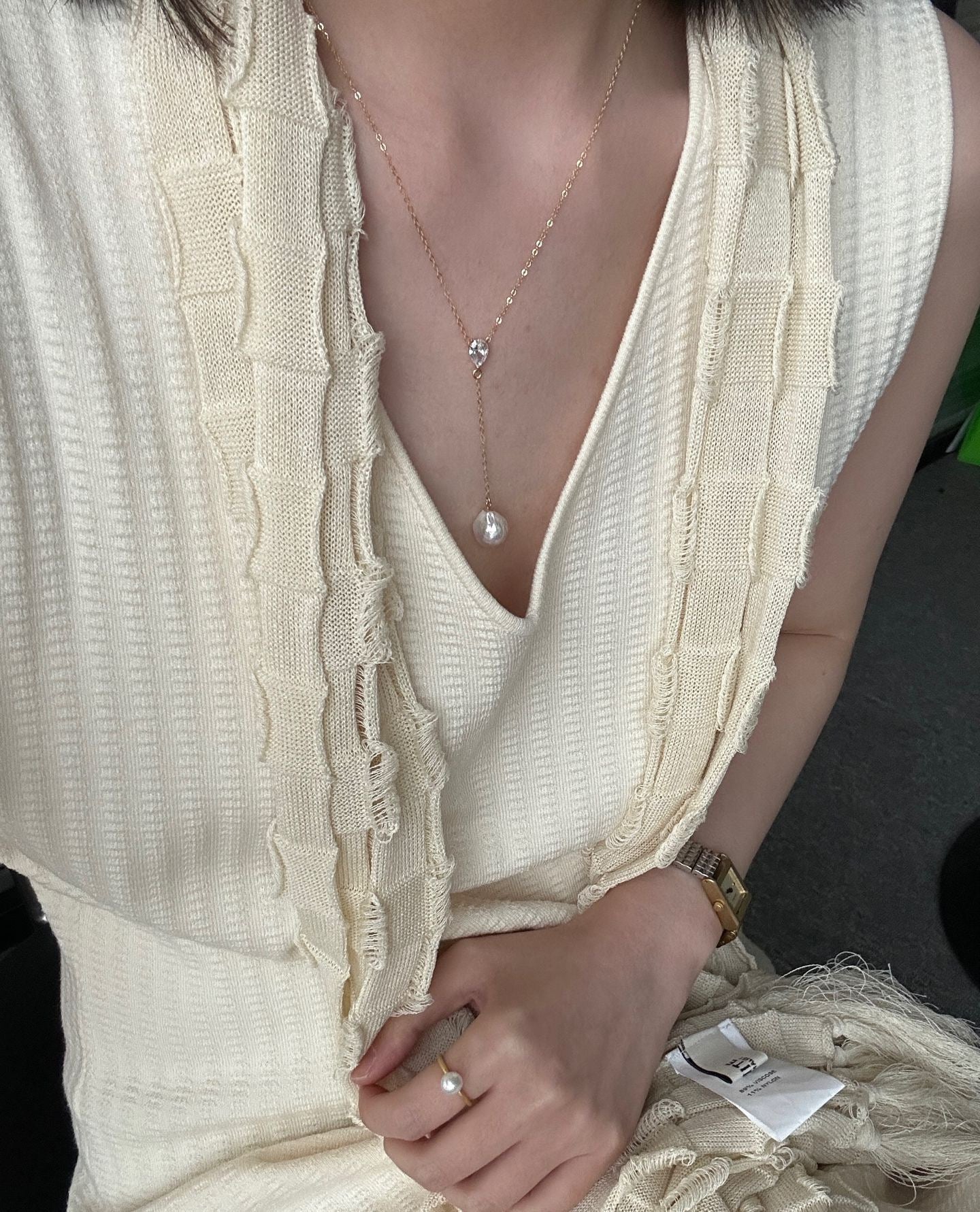 Baroque Pearl Pendant Necklace