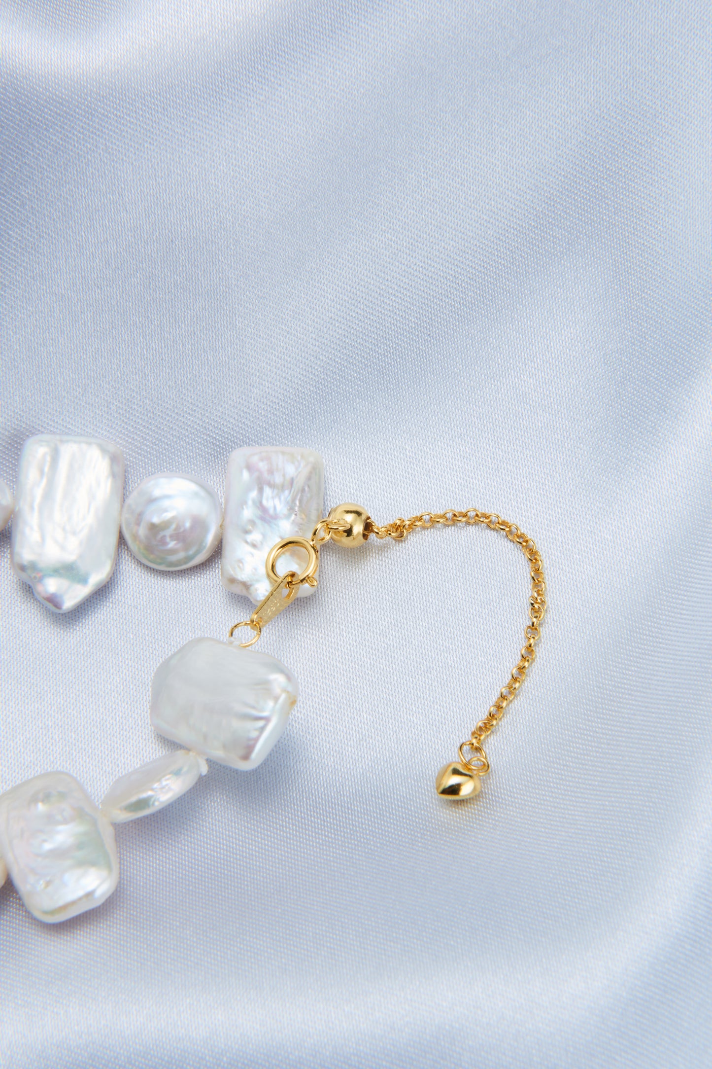 Baroque Pearl Geometric Bracelet