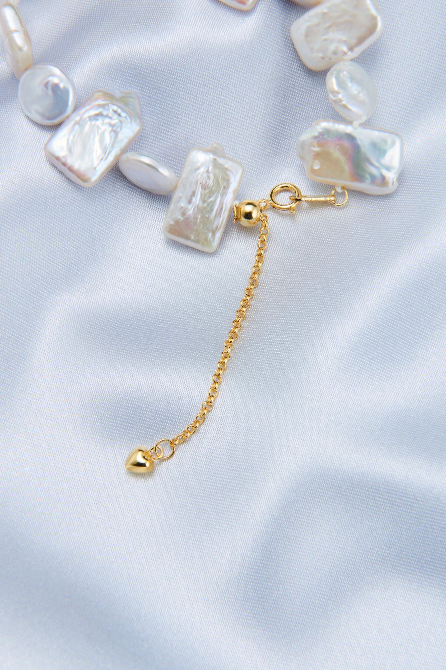 Baroque Pearl Geometric Bracelet